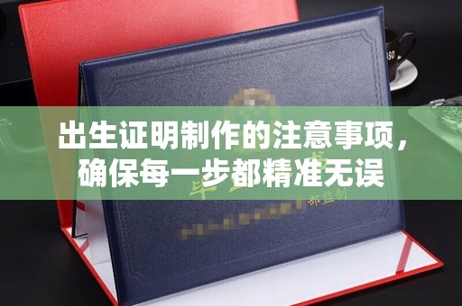 海阳出生证明制作的注意事项，确保每一步都精准无误