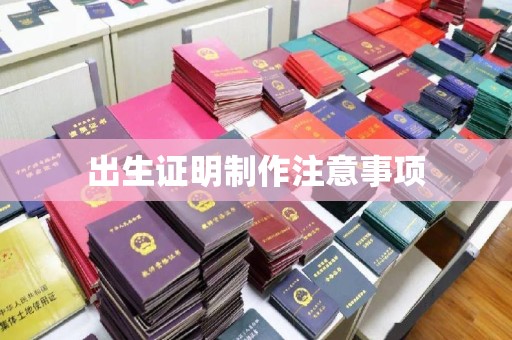 海阳出生证明制作注意事项