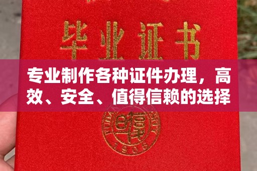 海阳专业制作各种证件办理，高效、安全、值得信赖的选择
