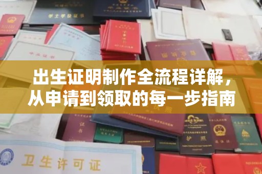 海阳出生证明制作全流程详解，从申请到领取的每一步指南