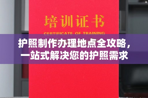 海阳护照制作办理地点全攻略，一站式解决您的护照需求