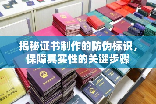 海阳揭秘证书制作的防伪标识，保障真实性的关键步骤