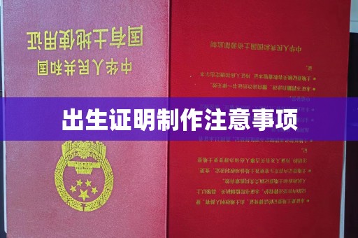 海阳出生证明制作注意事项