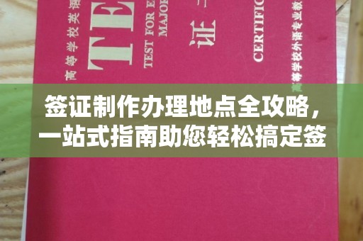 海阳签证制作办理地点全攻略，一站式指南助您轻松搞定签证