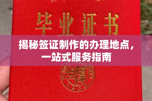 海阳揭秘签证制作的办理地点，一站式服务指南